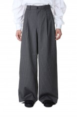 Elongated Trousers(HM00P65GREY Chalkstripes)