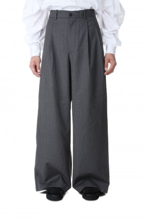 Elongated Trousers(HM00P65GREY Chalkstripes)