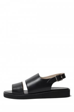 BACK BELT SANDALS / BLACK(FTC2312015)