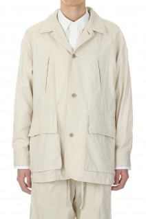 Selvage Twill Bush Jacket / SmokeIvory(BHS23S003)