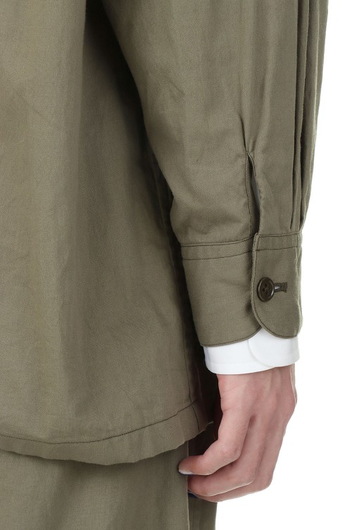 【blurhms】SALVAGE TWILL BUSH JACKET /4 blurhms】SALVAGE TWILL BUSH JACKET /4