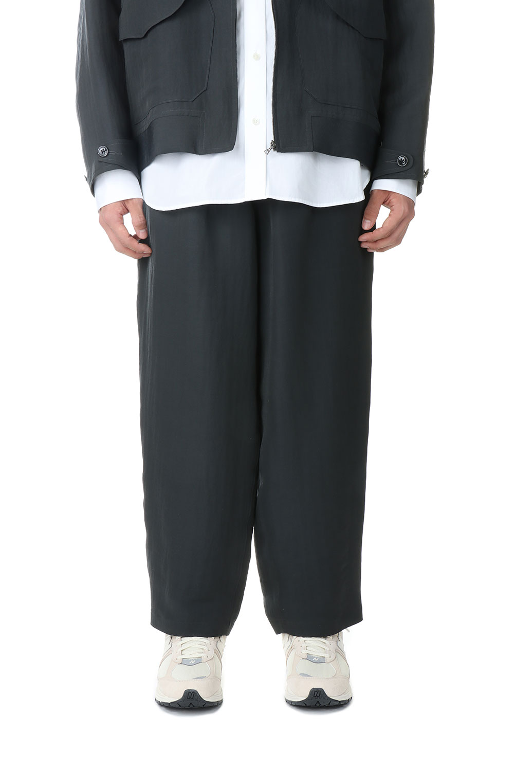 H BEAUTY&YOUTH - NYLON QUIL TING PANTS-eastgate.mk