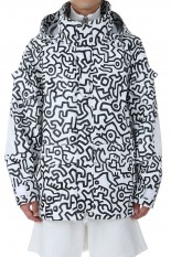 x Keith Haring Nylon Taffeta Laminate Print Jacket(WK-J016-051-1-4)