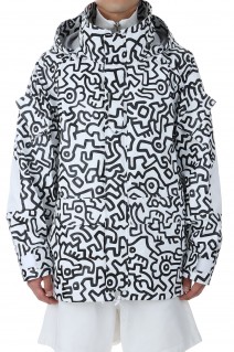 x Keith Haring Nylon Taffeta Laminate Print Jacket(WK-J016-051-1-4)