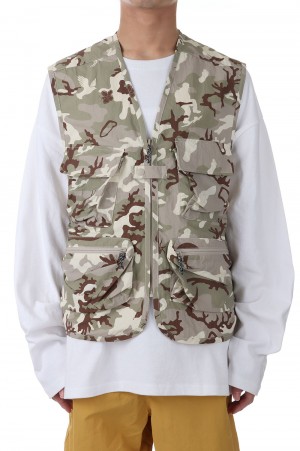 RIVER VEST TASLAN NYLON -BLACK(F441004)