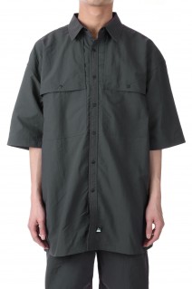 RIVERSHIRTS S/S Re;CONHny®TASLANRIPNYLON -CHARCOAL GRAY(F491003)