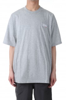 LOGO S/S TEE COTTON JERSEY -HEATHER GRAY(F401004)