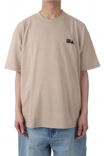 LOGO S/S TEE COTTON JERSEY -SAND(F401004)