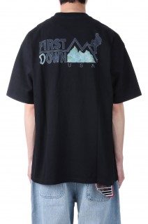 S/S TEE #2 COTTON JERSEY -BLACK(F401007)