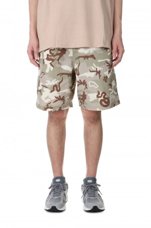 COZY SHORTS TASLAN NYLON -DESERT CAMO(F441007)