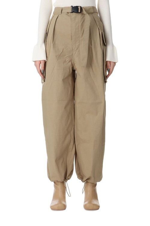 Cotton nylon dump military pants -SAND (PS23-PT07) | セレクト