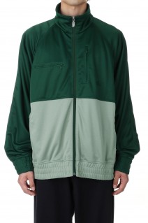Polyester Linen Jersey Track Jacket - Green (NP2314N)