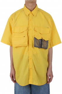 Polyester Linen Field H/S Shirt - Beige (NT3320N)