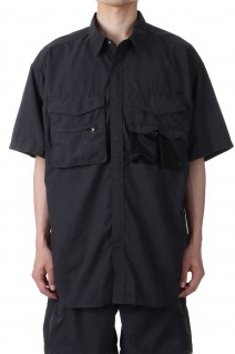 Polyester Linen Field H/S Shirt - Beige (NT3320N)