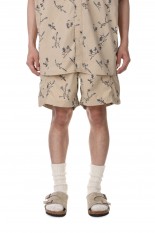 Polyester Linen Field Shorts - Beige (NT4305N)