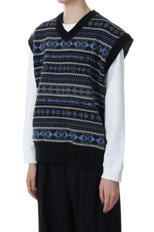 ノースフェイス　GORE-TEX INFINIUM Fair Isle Vest nanamica ONLINE STORE│