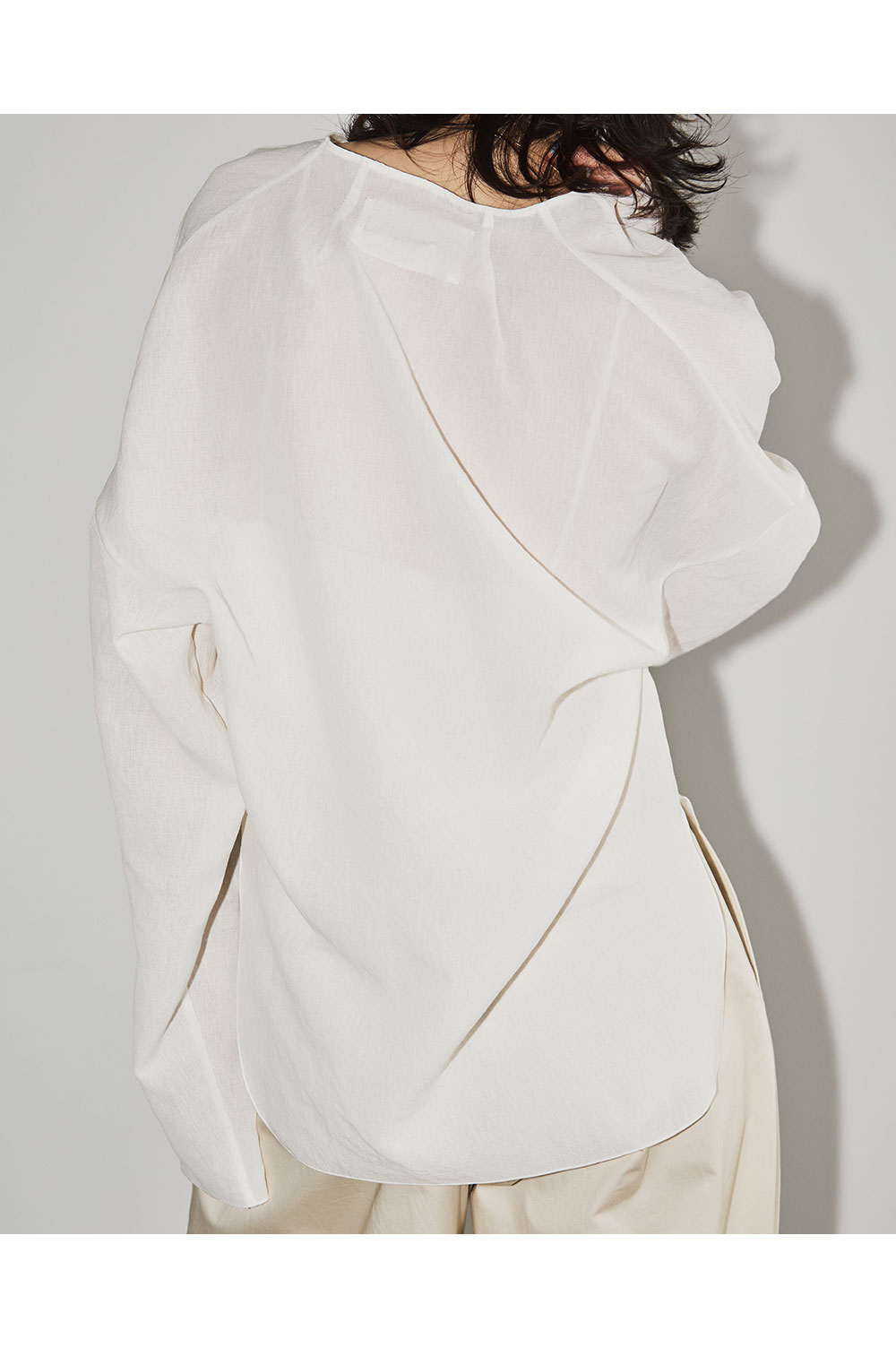 Slub Slit Shirts -ECRU (12310416) | セレクトショップ ...