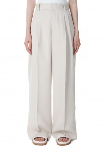 Doubletuck Satin Trousers -BLACK (12310715)