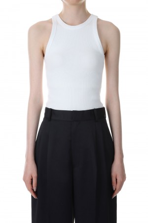 Cupin Rib Tanktop -WHITE (12310615)