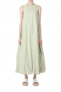 Backslit Balloon Dress -BLACK (12310311)
