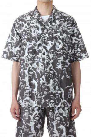 WOODSTOCK FESTIVAL OPEN SHRTS - BLACK (GL38986)