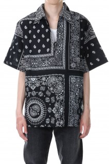 circa make bandana patchwork skipper -BLACK(cc23ss-48)