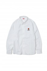 Boke Flower Crest Casual Shirt M(FD55CH4109LO)-WHITE-