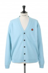 Boke Flower Crest Cardigan M(FD55CA3813LB)-TURQUOISE-