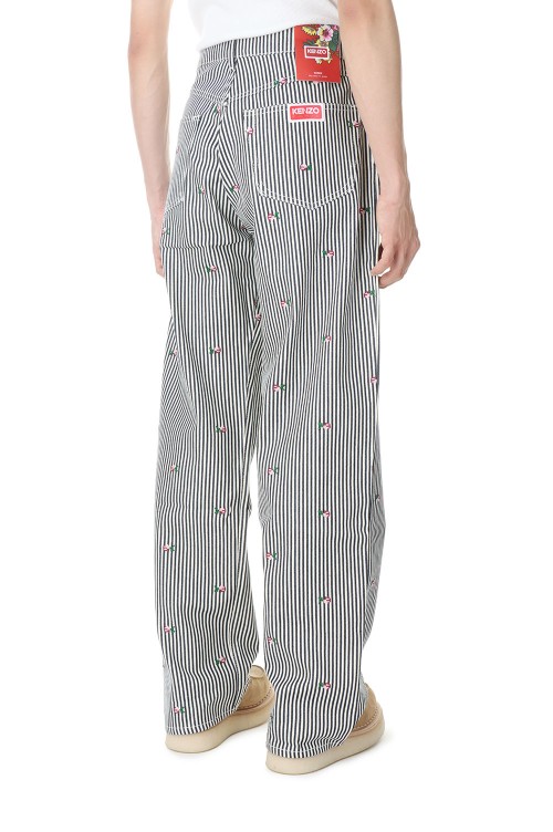 Rinse Stripe Denim Pixel Relaxed Jeans Suisen M(FD55DP4066J1