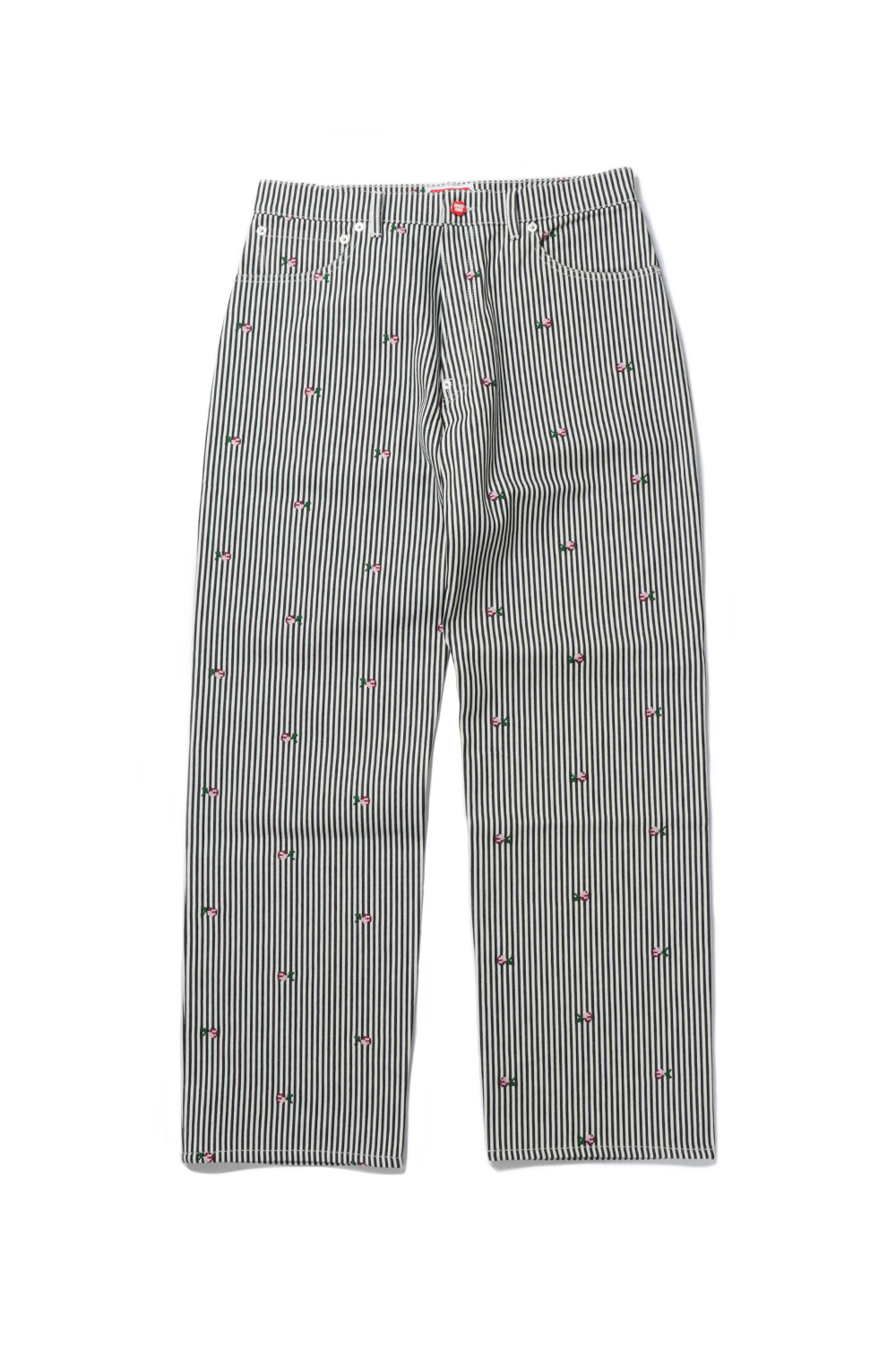 Rinse Stripe Denim Pixel Relaxed Jeans Suisen M(FD55DP4066J1