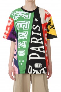 Nautical Kenzo Flags Oversized Tee (FD55TS4494SY)