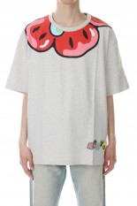 Boke Boy Oversized Tee(FD55TS4564SY)-PALE GREY-