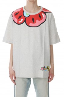 Boke Boy Oversized Tee(FD55TS4564SY)-PALE GREY-