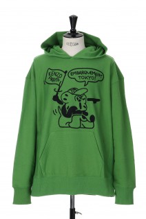 BOKE BOY TRAVELS OVERSIZE HOOD(FD55SW4984MF)-GRASS GREEN-