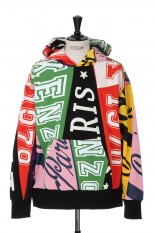 KENZO FLAGS OVERSIZE HOODIE(FD55SW4924MF)