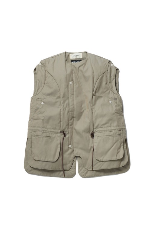Jun Mikami x Wild Things】 PADDED VEST -Beige (23SS-1-WT