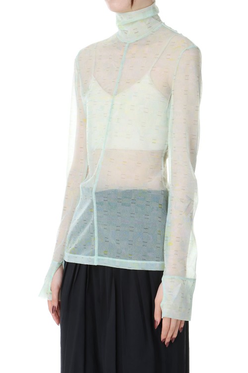 ⭐︎超美品⭐︎minimal sheerシャツ THE SHINZONE シンゾーン シアーワイドシャツ チェック 半袖 SHEER