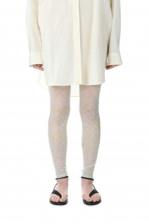 Marble Printed Plaid Sheer Leggings -Mint Green (MM23SS-JS057)