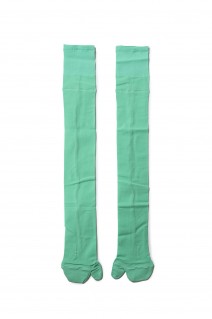 Bamboo Motif Sheer Tabi Socks -Mint Green (MM23SS-AC315)