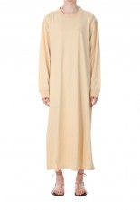 back open long sleeve dress T -Desert (TS0704-SS23)
