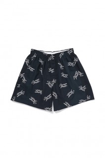 MULTI SIGNATURE BOXER PANTS / BLACK (CLG-AC 023-013)