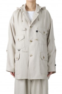 W's TECH SAFARI JACKET -Ecru (BJ-52023L)