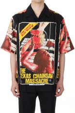 THE TEXAS CHAINSAW MASSACRE / S/S HAWAIIAN SHIRT ( TYPE-1 ) / BLACK (TTCM-WM-HI06)