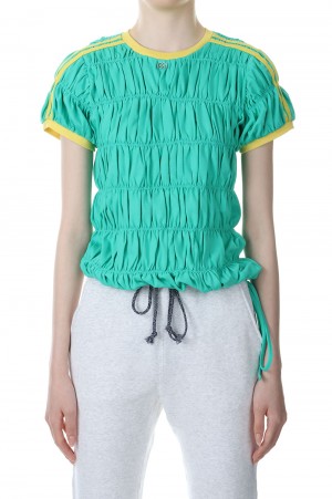 Track Shirring Top -EMERALD(23SS206B)