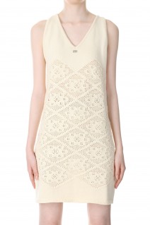 Knit Mini Dress -IVORY(23SS402A)