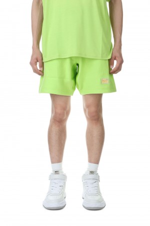 Abc. 123. Two-Tone Sweatshorts / Citrine Green（ABC123SS300）