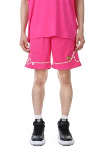 Abc. 123. Soutache Basketball Shorts / Rubellite Pink（ABC123SOUBSH）