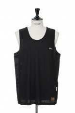 Abc. 123. Satin Tank Top / Anthracite Black（ABC123MSTT）