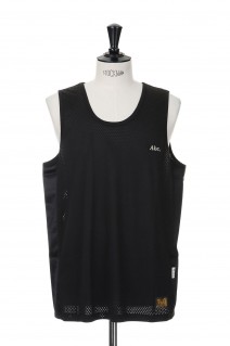 Abc. 123. Satin Tank Top / Anthracite Black（ABC123MSTT）