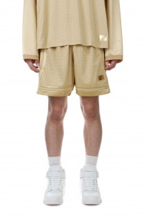 Abc. 123. Mesh Satin Basketball Shorts / Feldspar Ecru(ABC123MSBS)